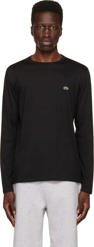 Lacoste Black Patch T-Shirt