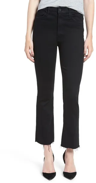 The Hustler High Waist Ankle Fray Jeans