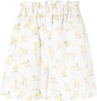 Graphic-Print Cotton Shorts