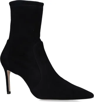 Stuart Weitzman Suede Stretch Ankle Boots 85