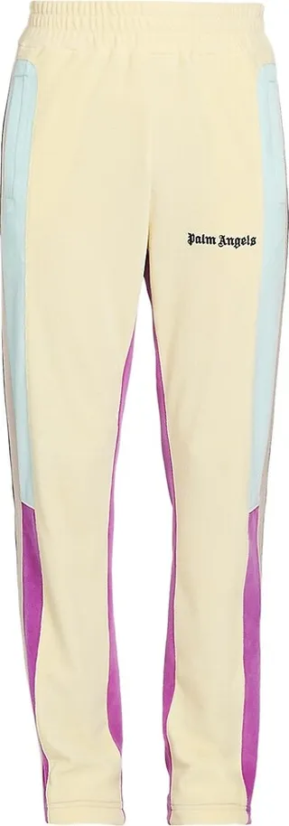 Colorblocked Chenille Track Pants