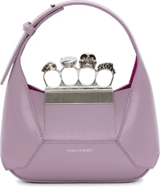 Pink The Jewelled Hobo Mini Bag
