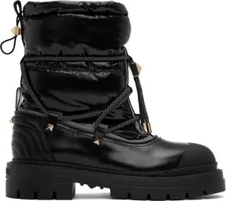 Valentino Garavani Black XCombat Boot
