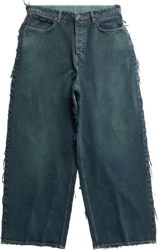 Wide-Leg Panelled Jeans