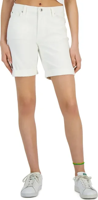Celebrity Pink Women's Rolled-Cuff Bermuda Shorts