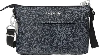 Baggallini Anti-Theft Memento Crossbody (Midnight Blossom) Cross Body Handbags
