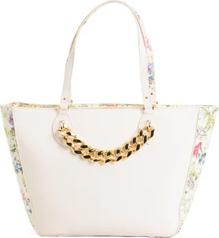 Large Tote With Swag Chain