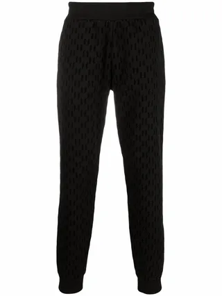 Monogram-Pattern Track Pants