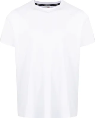 logo-print performance T-shirt