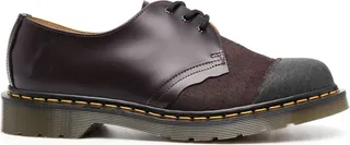 colour-block Derby shoes