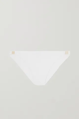 Loewe - + Paula's Ibiza Embellished Bikini Briefs - White