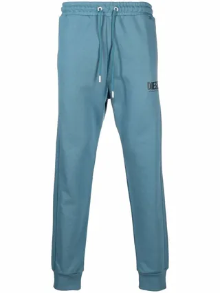 Logo-Print Drawstring Track Pants