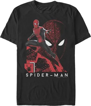 Men's Marvel Spider-Man: Far From Home High Tech T-Shirt - Black - 2X Large