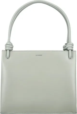 Jil Sander Knot-Detailed Logo Printed Tote Bag