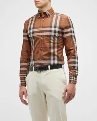 Men's Causton Multi-Plaid Sport Shirt