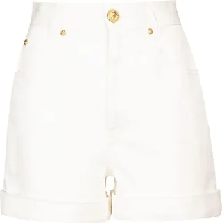 Denim mini shorts