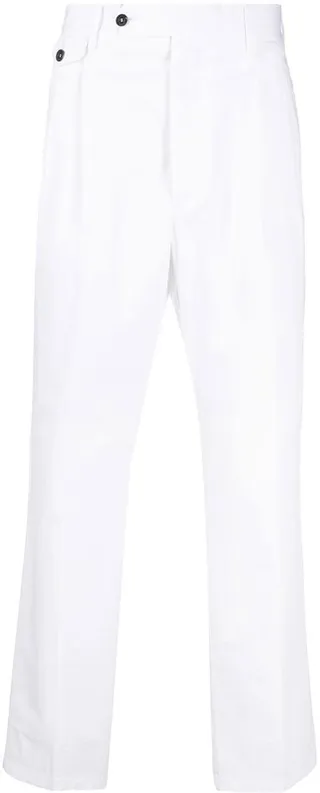 Cotton Tapered-Trousers