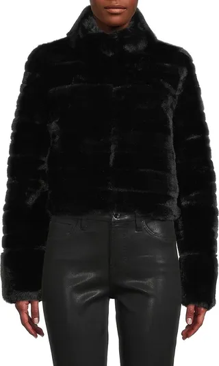 Faux Fur Cropped Jacket