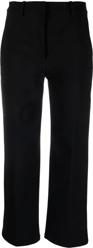 Cropped Tailored-Cut Trousers