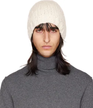 Gabriela Hearst White Townes Beanie