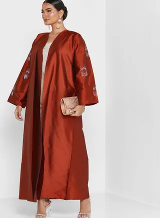 Embellished Detail Abaya