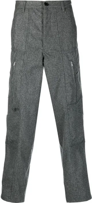 Straight-Leg Wool Trousers