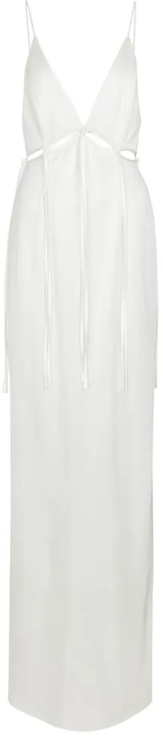 Bridal Ellipse stretch-jersey gown