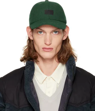 rag & bone Green Addison Baseball Cap