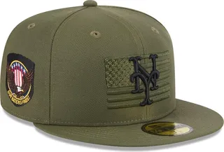 Men's New Era Green New York Mets 2023 Armed Forces Day On-Field 59FIFTY Fitted Hat