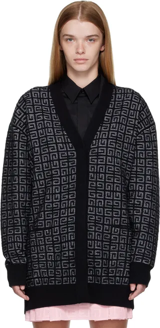 Givenchy Black 4G Cardigan