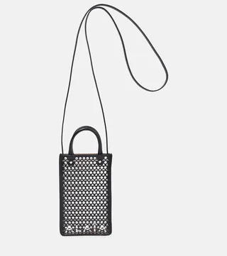 Garance leather phone pouch