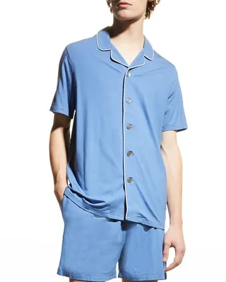 Men's Basel 12 Shortie Jersey Stretch Pajama Set