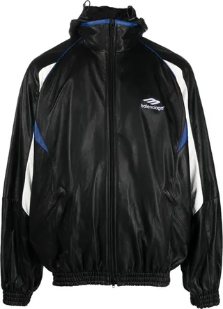 Leather Track Jacket