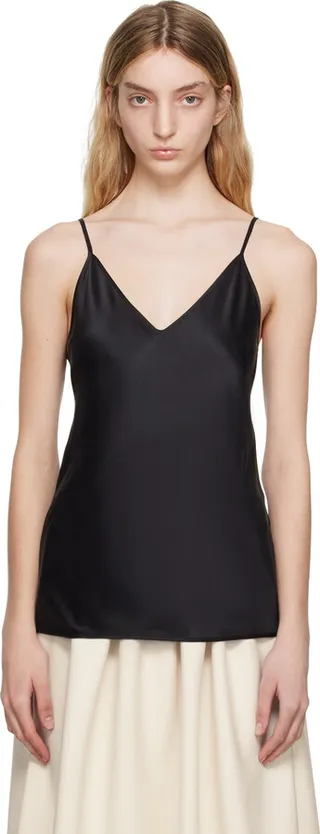 Max Mara Leisure Black Lucca Camisole