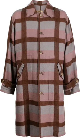 Checked Wool Jacket
