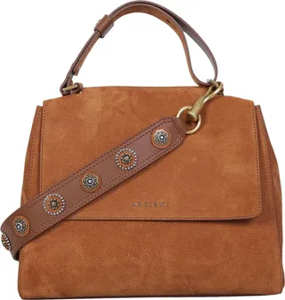 Medium Sveva Nabucco Tan Nubuck Bag