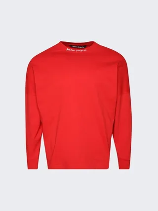 Long Sleeve Classic Logo Over T-Shirt Red