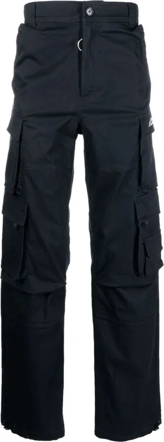 Straight-Leg Cargo Trousers