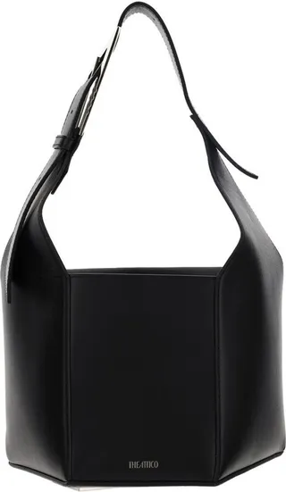 The Attico Panelled Logo Stamp Tote Bag