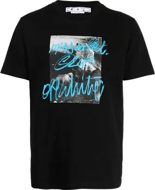 graphic-print crew neck T-shirt