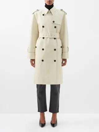 Spellman Belted Leather Trench Coat