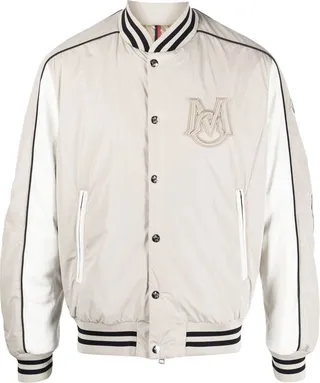 Logo-Patch Bomber Jacket