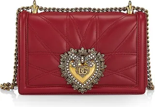 Devotion Quilted Leather Shoulder Bag