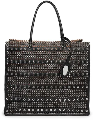 Garance Grommet Leather Tote