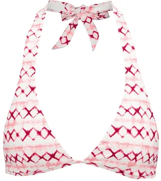 Penida tie-dye halterneck bikini top