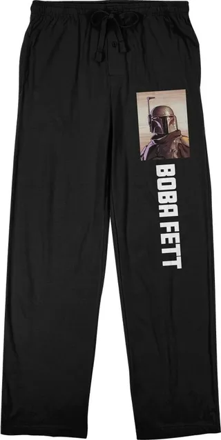 Star Wars Boba Fett Character Men’s Drawstring Sleep Pajama Pants-L