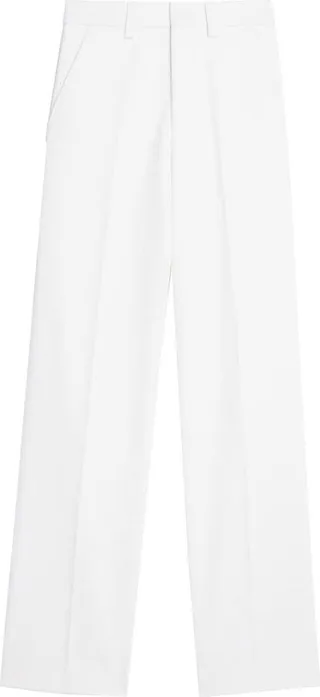 High-Waist Straight-Leg Trousers