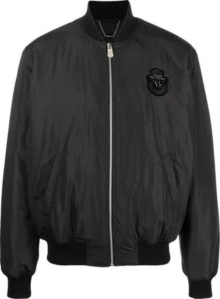 Logo-Patch Bomber Jacket