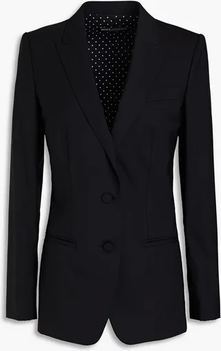 Wool-blend blazer