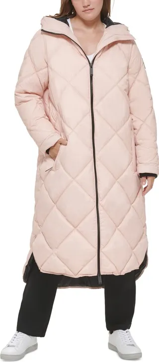 Calvin Klein Jeans Women's Hooded Dramatic Long Puffer
